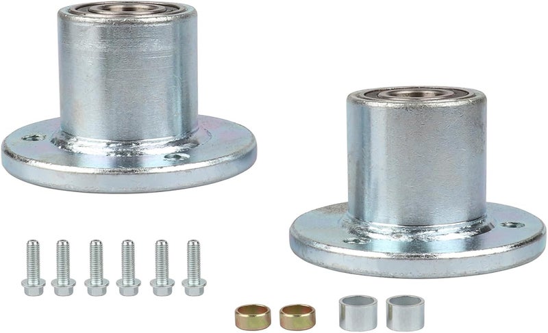Asecupdat 3 Stud Front Wheel Hubs 17mm (0.76inch) Fit for 5 Inch Wheels for DIY ATV UTV Go Kart Golf Cart Buggy Quad Moped Dune Drift Trike Tricycle 4 Wheeler - Image 1